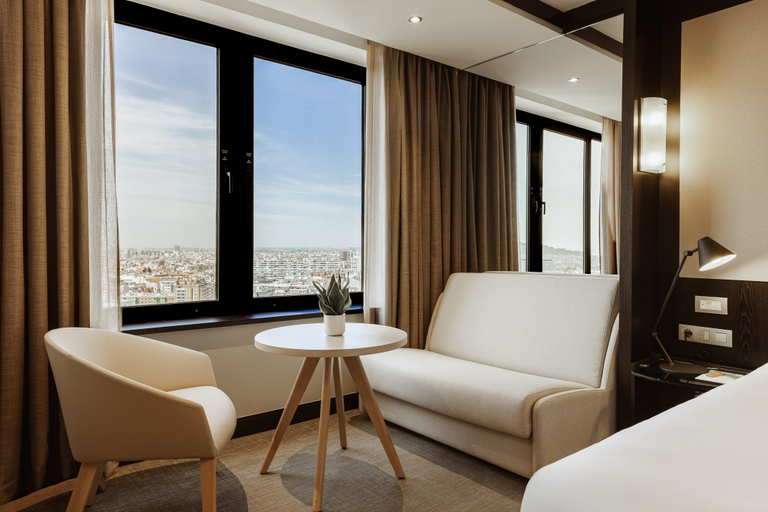 Bedroom 3, Melia Barcelona Sarria, Barcelona