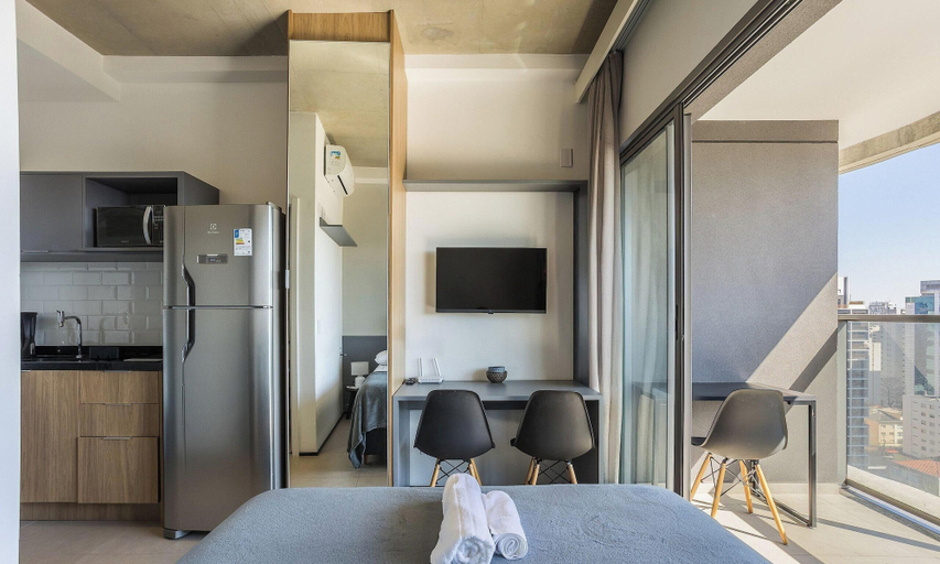 Room 2, Studio in Condominium With Pool in Paraiso Onp1716, São Paulo