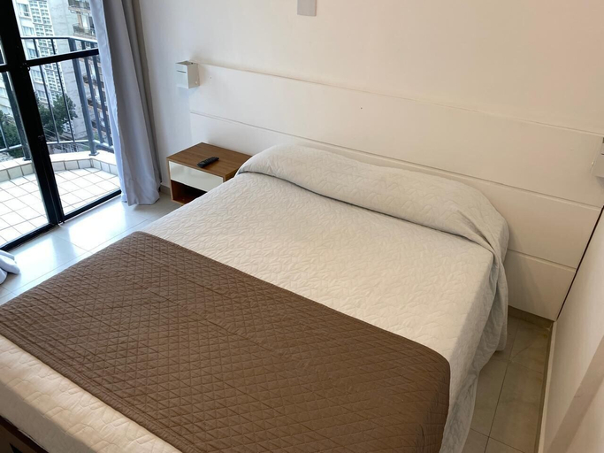 Bedroom 2, Atlântico Flat Gonzaga, Santos