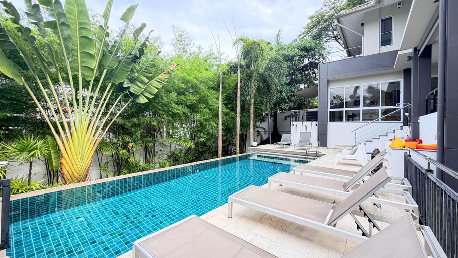 Sport & Beauty 3, Villa Tree Samui Tropical Greenish Balcony Garden View Quiet Relaxing Living, Ko Samui