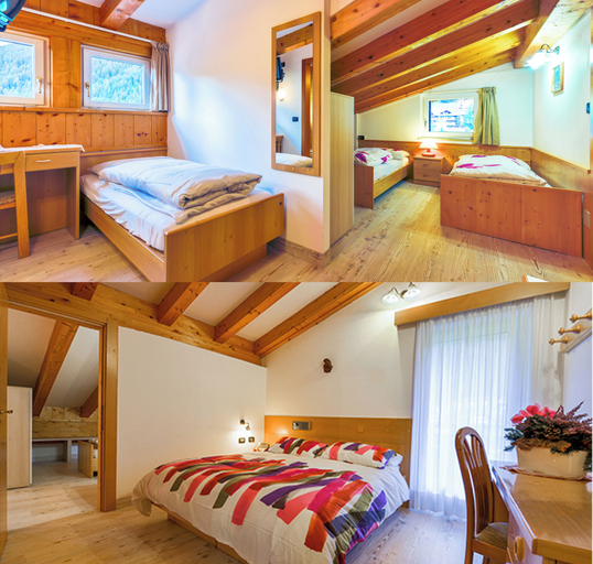 Bedroom 3, Hotel Chalet Pineta, Trento