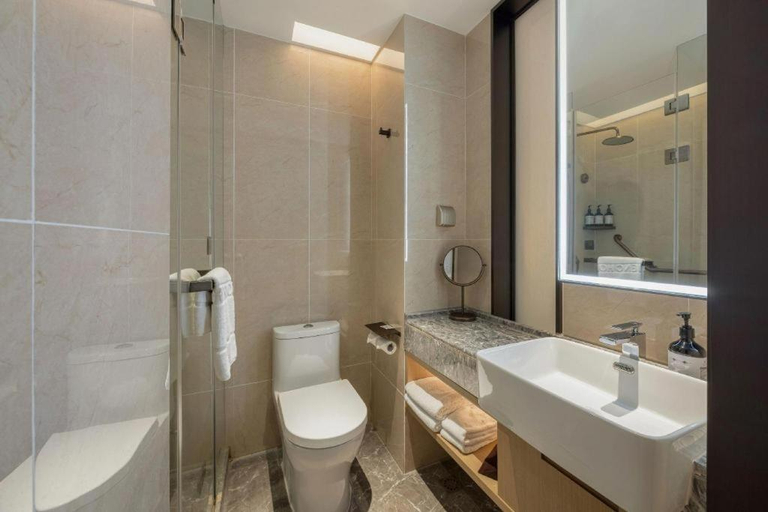 Bathroom 3, Echeng Hotel Hezhou Shizheng Square, Wuzhou