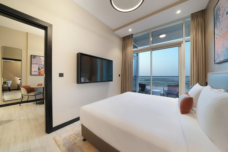 Bedroom 2, DAMAC Hills 2 Hotel - Edge by Rotana, Dubai