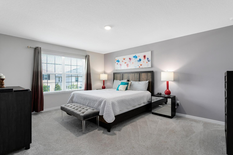 Bedroom 3, Luxury Town Home With Splash Pool in Solara Resort, Osceola