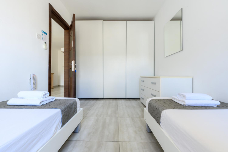 Bedroom 4, F5 Room 2, Private Room two single beds shared bathroom in shared Flat