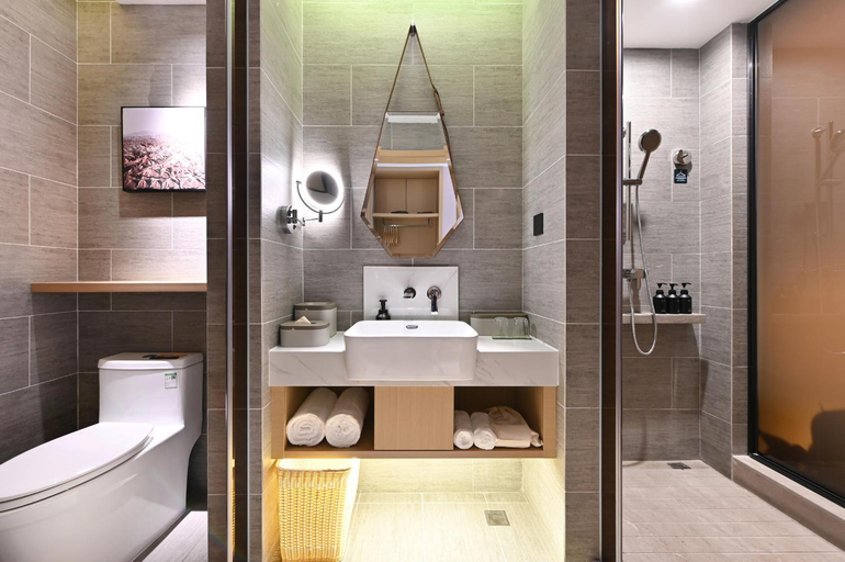 Bathroom 3, Atour Hotel Lvliang Central Park, Luliang