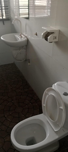 Bathroom, Belfem International Suites, Ikeja