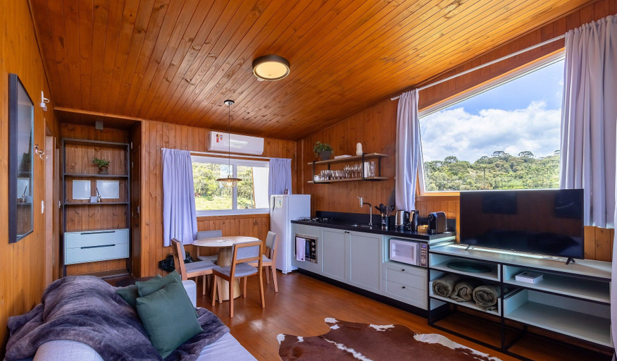 Living area 5, Charming Vale Cabin in Urubici-sc Par0001, Urubici