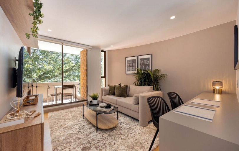 Living room 2, Live in Provenza Modern 1 BR Security, Medellín