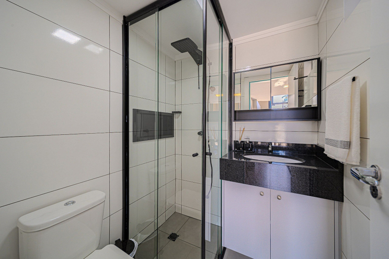 Bathroom, Garten - Studios mordenos, Joinvile
