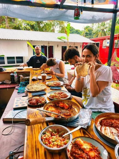 Outdoor dining 3, Mitra Palolem, South Goa