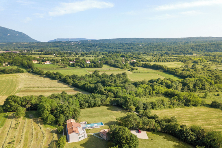 Aerial view, Villa Baracchi, Kršan