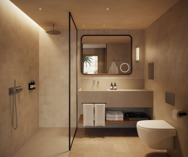 Bathroom 3, Blau Cala Mandia - New Opening, Baleares