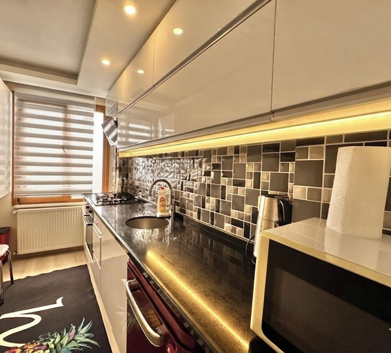 Private kitchen, Luxury Apartment City Center, Beşiktaş