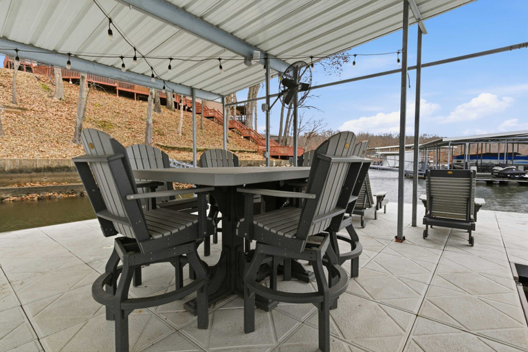 Outdoor dining 4, Brush Creek Retreat With Boat Slip, Camden