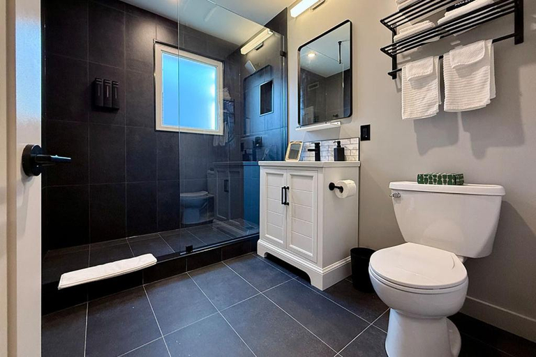 Shower, Danforth Hotel, Toronto