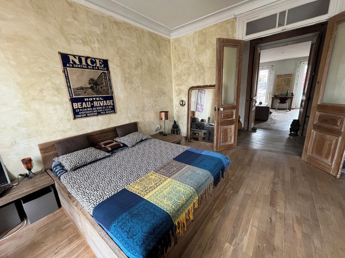Bedroom 4, Great & light room in the heart of Nice, Alpes-Maritimes