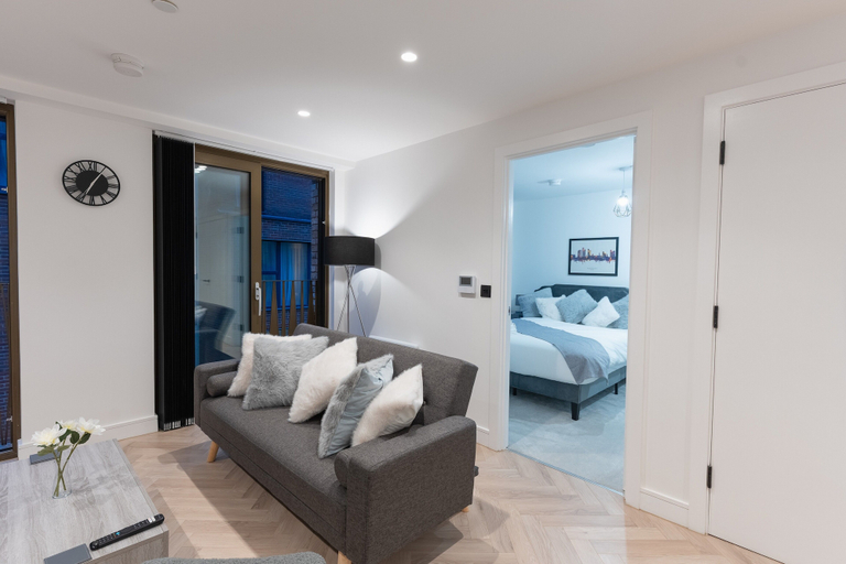Room 1, 1-Bed Flat 7 Min to Piccadilly Station, Manchester