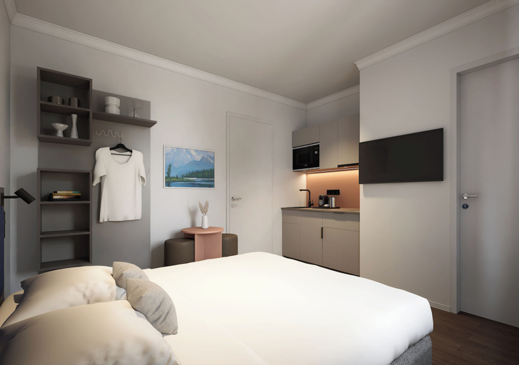 Room 4, Homaris Apartments Bonhoefferplatz, Dresden
