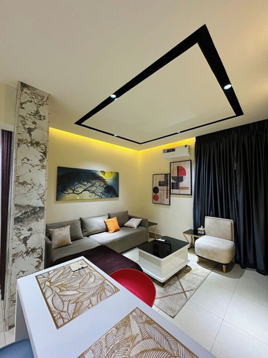 Living area 5, Blueprint Apartment, Akure South