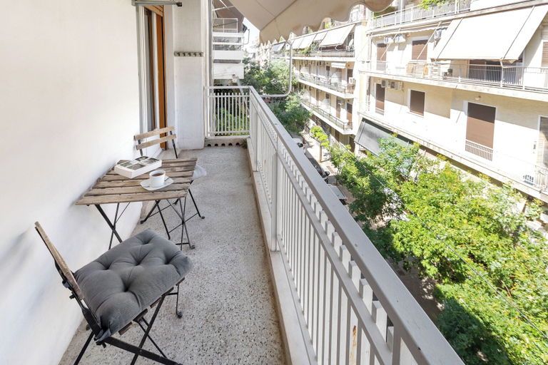 Balcony, Athenian Apt with Balcony Pagkrati by GHH, Attica
