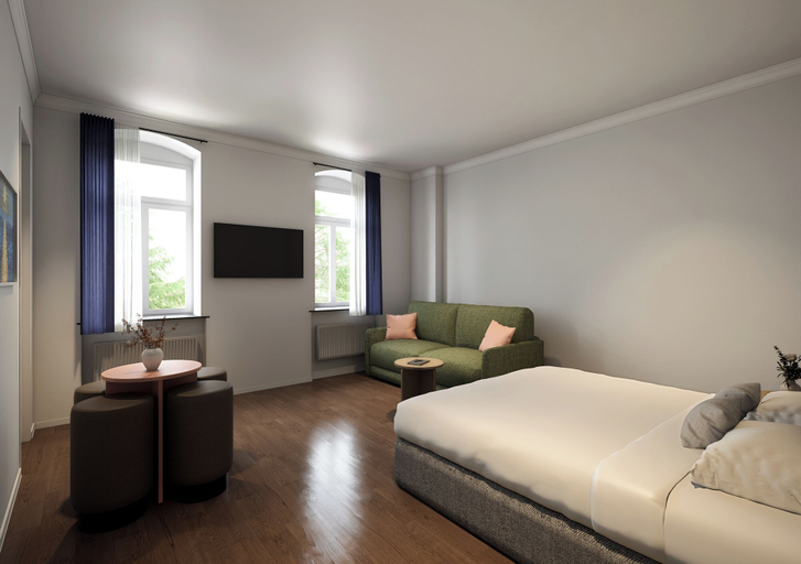 Room 5, Homaris Apartments Bonhoefferplatz, Dresden