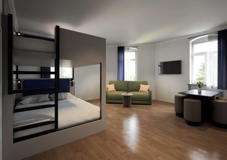 Room 2, Homaris Apartments Bonhoefferplatz, Dresden