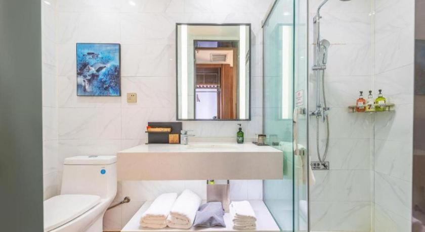 Bathroom 3, Borrman Hotel Xinxiang Muye Avenue, Xinxiang