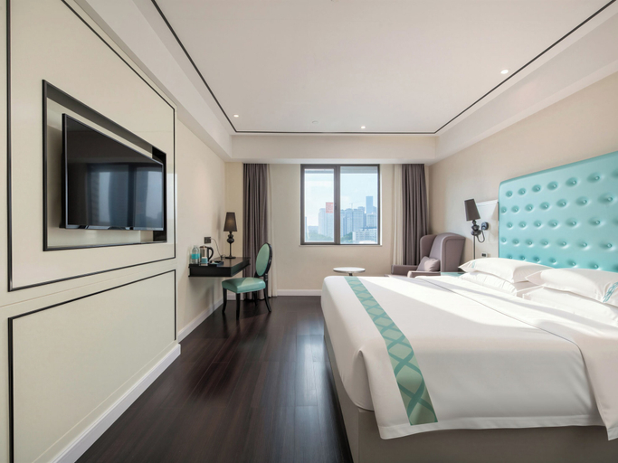 Bedroom 2, XANA LITE Hotel Shixi Metro Station, Guangzhou