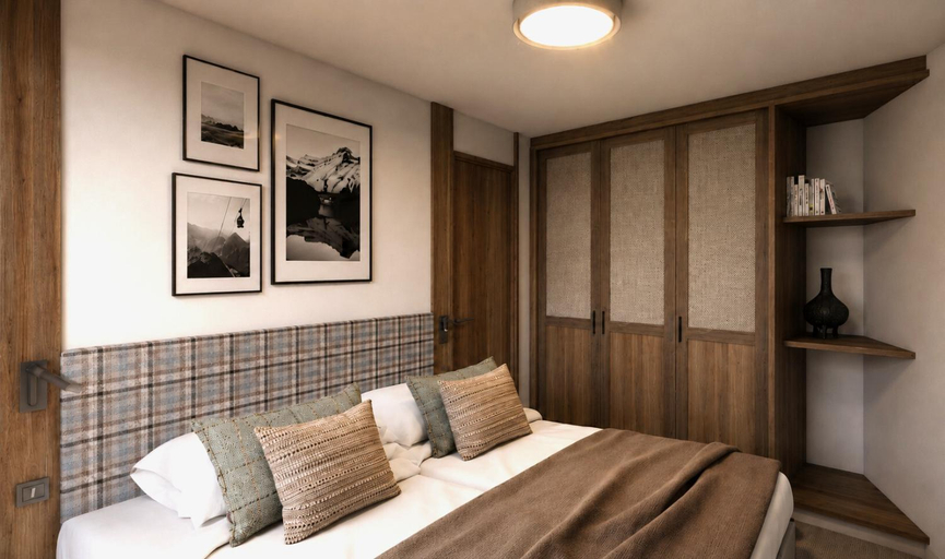 Bedroom, Residence Palafour - Appartements « Palafour Lodges» MAE-0154, Savoie