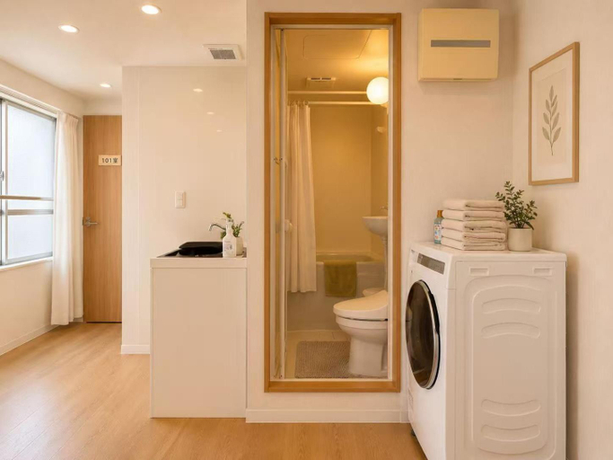 Bathroom 5, Good Days Apartment Namba, Osaka
