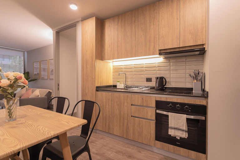 Private kitchen 3, Pedro Valdivia Apartments by Andes STR, Cordillera