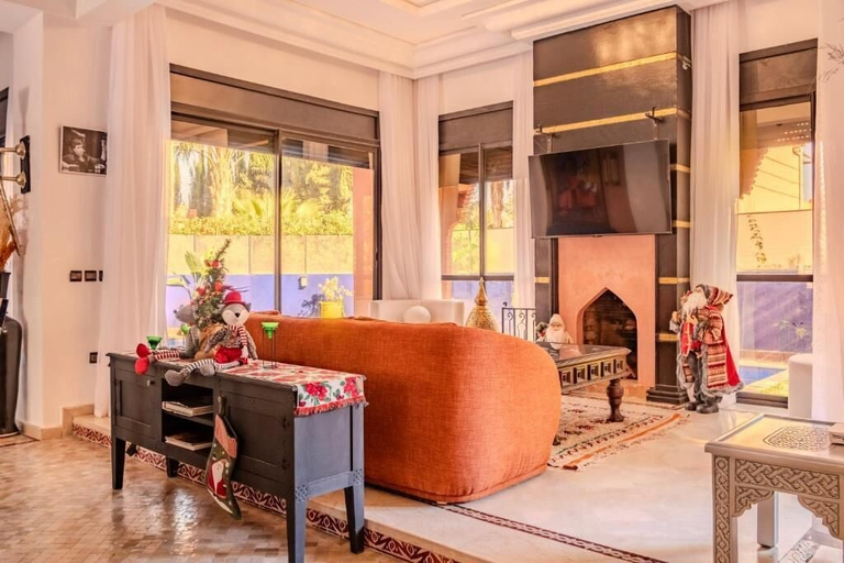 Interior, Luxury Villa with Pool & Gated Security, Marrakech