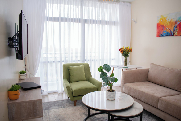 Living area 2, 2 BR Apartment Ngong Road, Langata