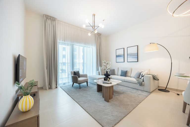 Living area 5, Bloomfields 1BR in Fairways 3- YGC, Yas Island