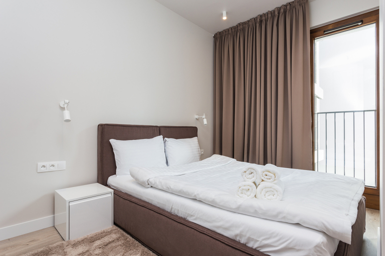 Bedroom 2, Platinum Residence Mokotów, Warsaw