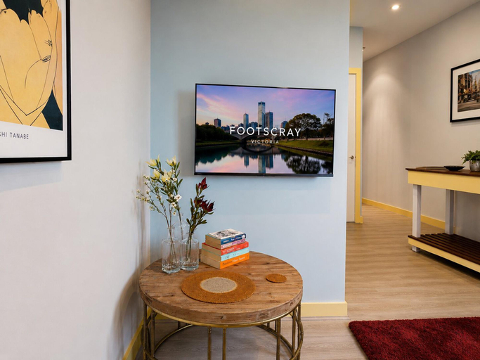 Separate living room 4, Serenity Cloud Apartment in Vibrant Footscray, Melbourne