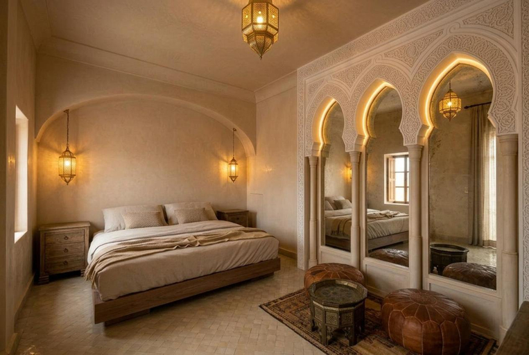Bedroom, Riad Maison Palmier, Marrakech