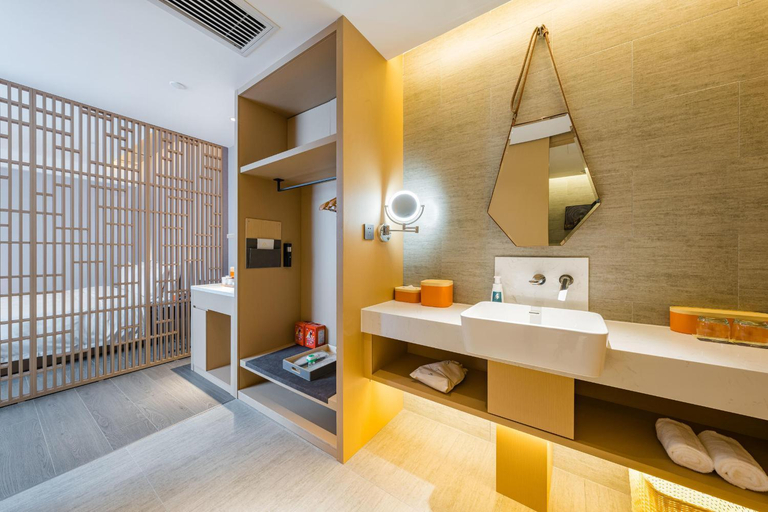 Bathroom 4, Atour Hotel Langfang High-speed Railway Station, Langfang