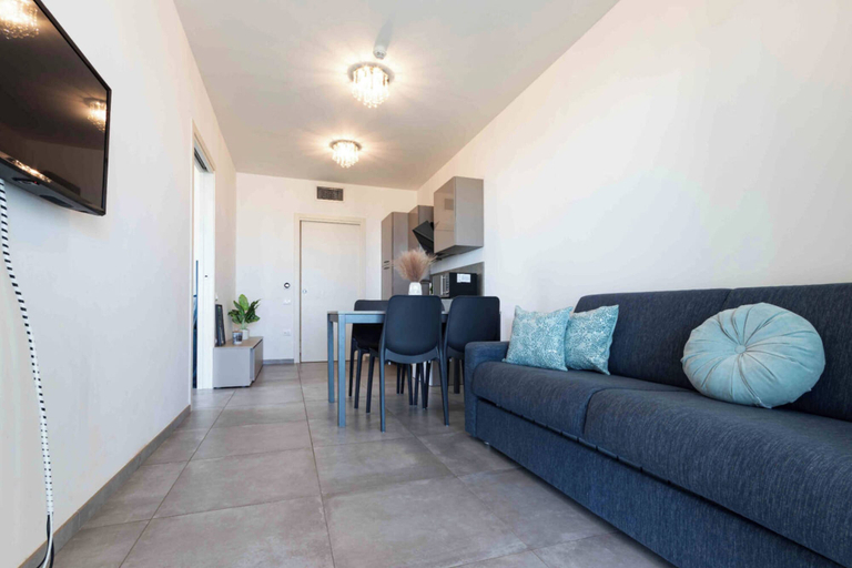 Living room 5, Modern Apartment With Stunning Seaview Terrace, Venezia