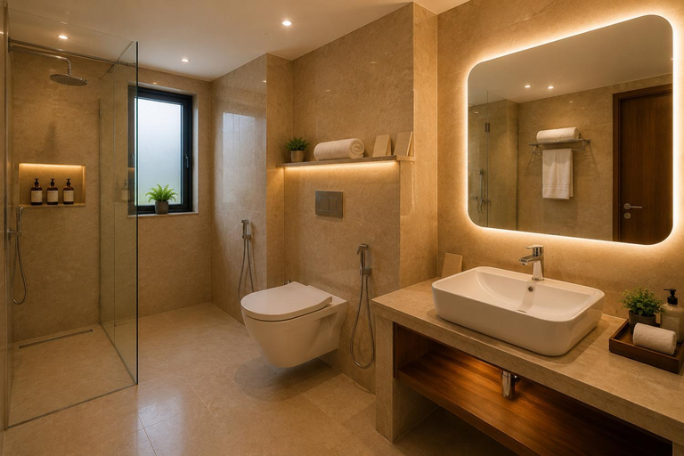 Shower, Sreya Palace - Tiruvannamalai, Tiruvannamalai