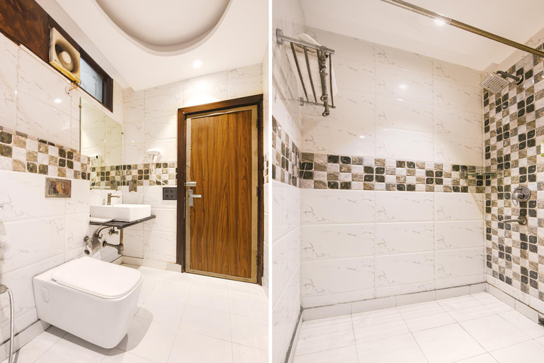 Bathroom 4, FabHotel Dev Palace Naraina, Delhi