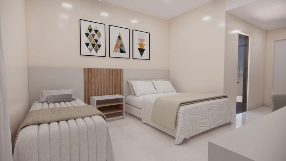 Bedroom 2, Hotel Spazzio DiRoma com acesso ao acqua park, Caldas Novas