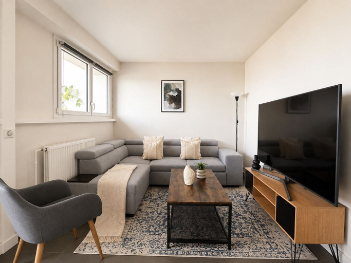 Living area 5, Magnifique 2 pièces avec piscine au 15e, Paris