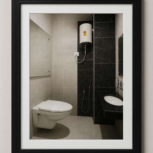 Bathroom 4, Uday Hotel, Hardoi