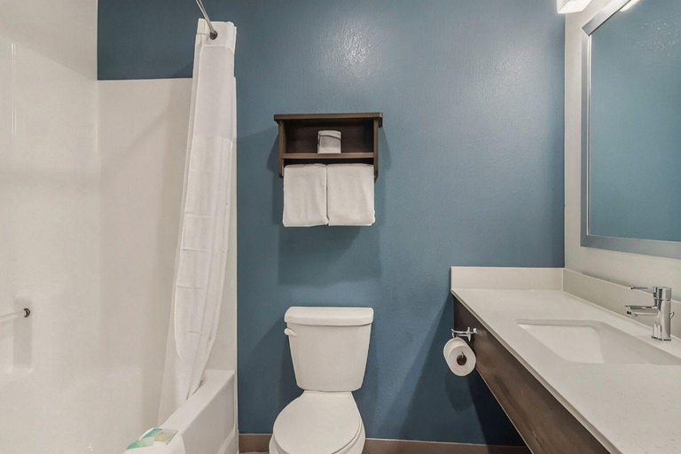 Bathroom 4, Woodspring Suites Downers Grove - Chicago, Dupage