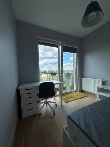 Room 1, Lumina 2-room Apart with Balkony & Metro, Warsaw