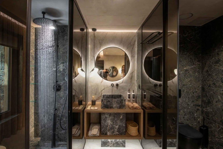 Bathroom 5, Lapis Nera Villas, Crete