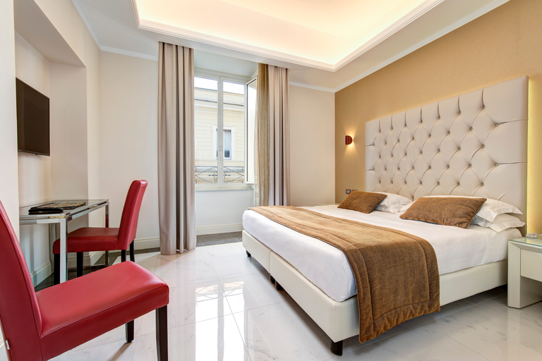 Bedroom 2, MARCELLA ROYAL HOTEL – ROOFTOP GARDEN, Rome