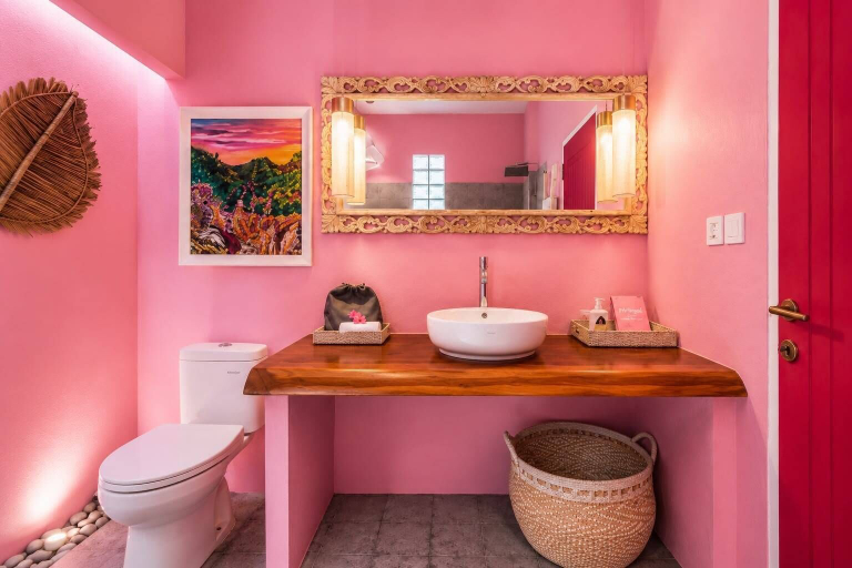 Bathroom 4, PinkPrivate Balangan - for Cool Adults Only, Badung